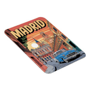 スペイン・マドリード ヴィンテージ トラベル グッズ マグネット
