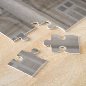 スペイン、マドリード。宮殿王室の、金華美箔付きランプ ジグソーパズル (側面)