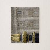 スペイン、マドリード。宮殿王室の、金華美箔付きランプ ジグソーパズル (縦)