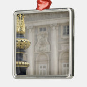 スペイン、マドリード。宮殿王室の、金華美箔付きランプ メタルオーナメント (左)