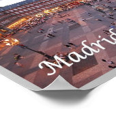 スペイン – マドリード – 市長広場 –  ポスター (角)