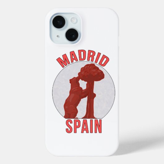 スペイン・マドリード Case-Mate iPhoneケース (裏面)