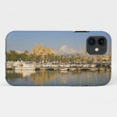 スペイン、マヨルカ島、パルマのカテドラルとマリーナ Case-Mate iPhoneケース (裏面(横))