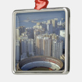 スペイン，マラガ，アンダルシアビューオブプラザデトロス メタルオーナメント (左)