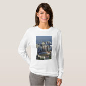 スペイン、マラガ、アンダルシア プラサ・デ・トロス(闘牛場)の景色 Tシャツ (正面フル)
