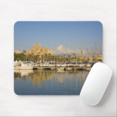 スペイン、マロルカ、パルマ、カテドラル&マリーナ マウスパッド (マウス)
