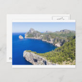 スペイン，マロルカ， Cap de Formentor ポストカード (正面/裏面)