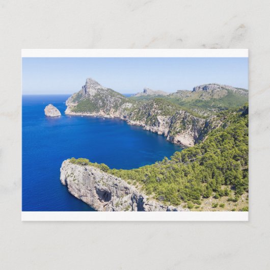スペイン，マロルカ， Cap de Formentor ポストカード (正面)