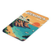 スペイン　メノルカ島　ポストカード マグネット (左側)
