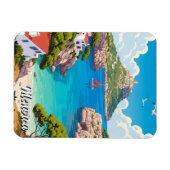 スペイン メノルカ島 ポストカード マグネット (横)
