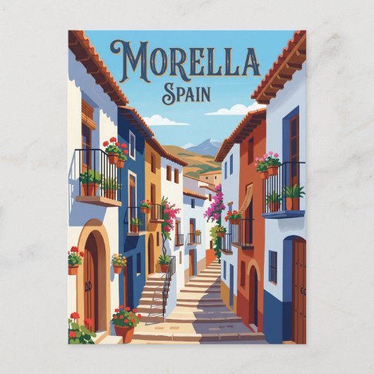 スペイン モレラの路地 ポストカード (正面)