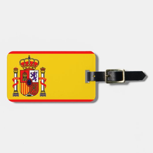 スペイン ラゲッジタグ (正面横)