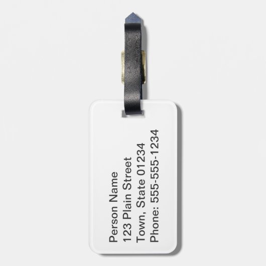 スペイン ラゲッジタグ (裏面縦)