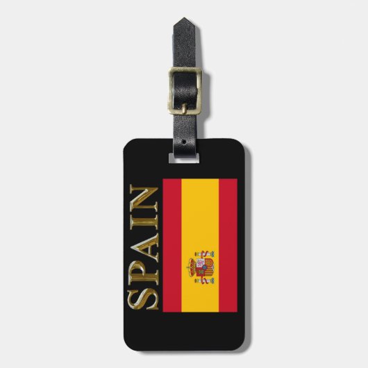 スペイン ラゲッジタグ (正面縦)