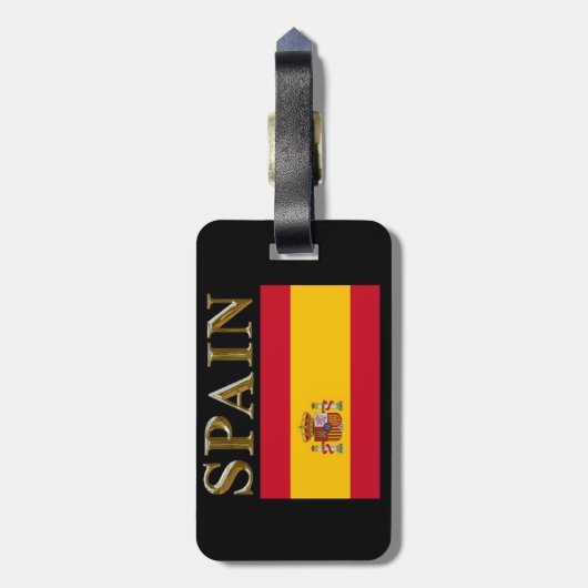 スペイン ラゲッジタグ (裏面縦)