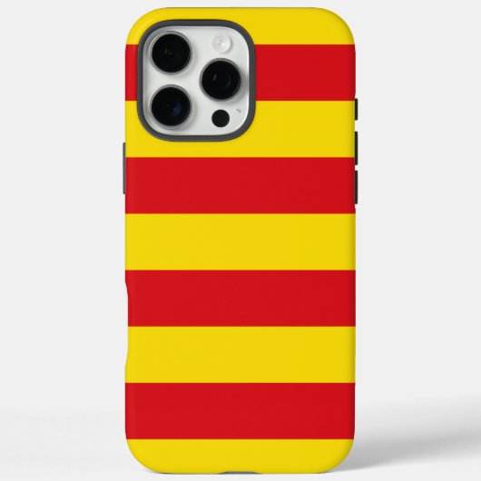 スペイン: ラ・セニェーラ カタルーニャ州の旗 Case-Mate iPhoneケース (裏面)