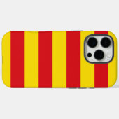 スペイン: ラ・セニェーラ カタルーニャ州の旗 Case-Mate iPhoneケース (裏面 (横))