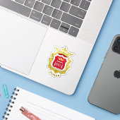 スペイン ロンダの紋章 シール (ノートパソコンとiPhone)