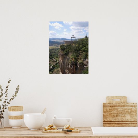 スペイン，ロンダ – ポスター (キッチン)