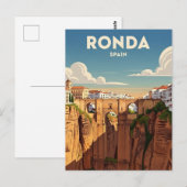 スペイン ロンダ 旅行 ポストカード (正面/裏面)