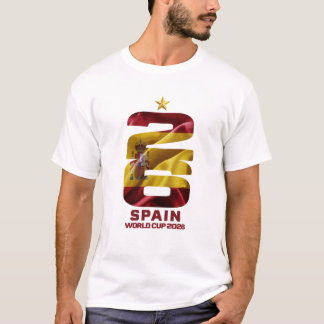 スペイン ワールドカップ 2026 - ラ・ロハ ファンTシャツ Tシャツ