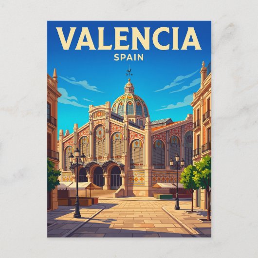スペイン 中央市場 ポストカード (正面)