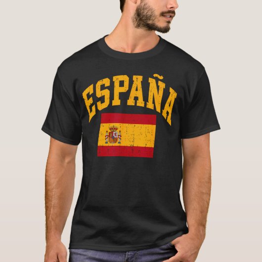 スペイン 旗 エスパーニャ ヴィンテージ Tシャツ (正面)