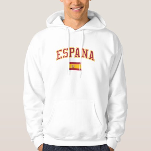 スペイン + 旗 パーカ (正面)
