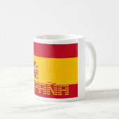 スペイン-旗/España - Bandera コーヒーマグカップ (正面右)