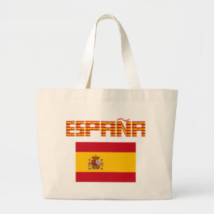 スペイン-旗/España - Bandera ラージトートバッグ