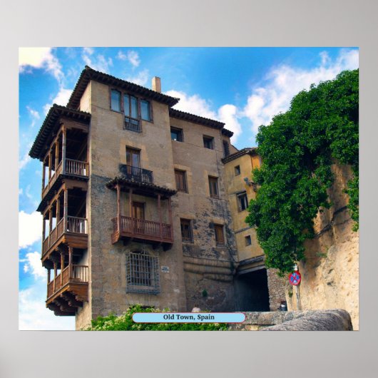スペイン，旧市街 ポスター (正面)