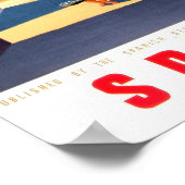 スペイン,漁師 – ヴィンテージ旅行ポスター ポスター (角)