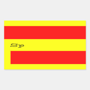 スペイン 長方形シール