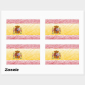 スペイン 長方形シール (シート)