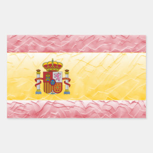 スペイン 長方形シール