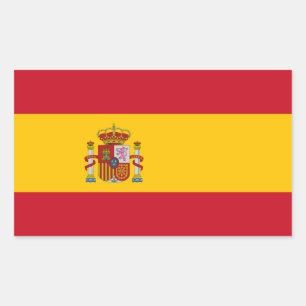 スペイン 長方形シール