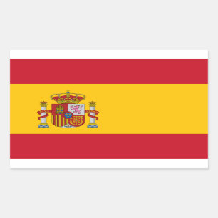 スペイン 長方形シール