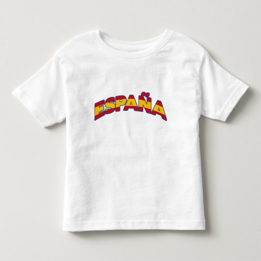 スペイン 1 トドラーTシャツ (正面)