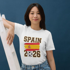 スペイン 2026 サッカー デザイン トライブレンドTシャツ