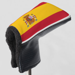 スペイン- Bandera deエスパーニャの旗 ゴルフヘッドカバー