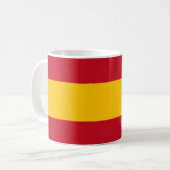 スペイン、Bandera de Espanaa、Bandera Españolaの旗 コーヒーマグカップ (正面左)