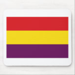 スペイン- Bandera República Españaの旗共和国 マウスパッド<br><div class="desc">スペイン、Bandera de Espanaa、Bandera Española、Bandera de la Republicaa de Españaの旗。</div>