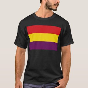 スペイン- Bandera República Españaの旗共和国 Tシャツ