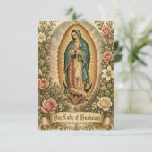 スペイン Guadalupe 遺族のための祈り メモリアル ホーリー 案内状 (スタンド正面)