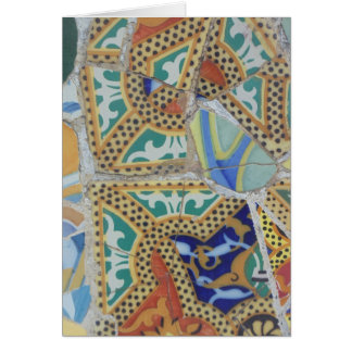 スペイン、Parc Guell、バルセロナの質感