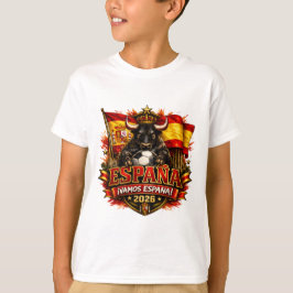 スペイン ¡Vamos España! 2026 サッカー ファン Tシャツ