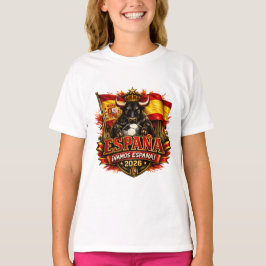 スペイン ¡Vamos España! 2026 サッカー ファン Tシャツ