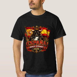 スペイン ¡Vamos España! 2026 サッカー ファン Tシャツ