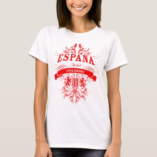 スペイン- Vivaエスパーニャ Tシャツ (正面)