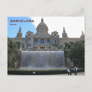 スペインBarcelona Vintage Travel Tourism Add Postcar ポストカード